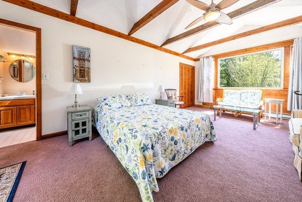 Bedroom, Interior, Wooden Beams