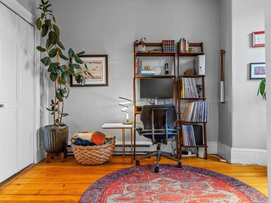 Home Office, Interior, Wood Texture Flooring