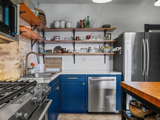 Interior, Kitchen, Stainless Steel Appliances