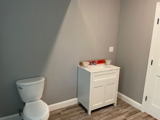 Bathroom, Interior, Wood Texture Flooring