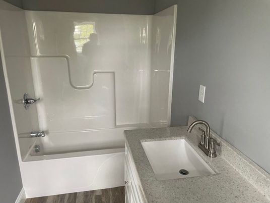Bathroom, Interior, Wood Texture Flooring