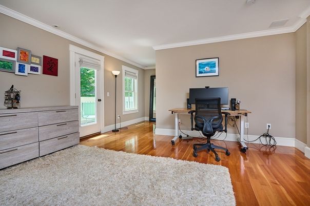 Home Office, Interior, Wood Texture Flooring