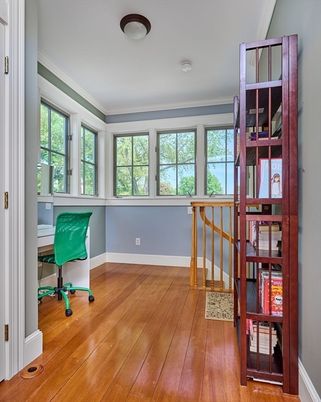 Home Office, Interior, Wood Texture Flooring