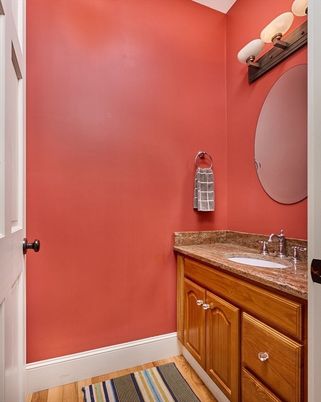 Bathroom, Interior, Wood Texture Flooring