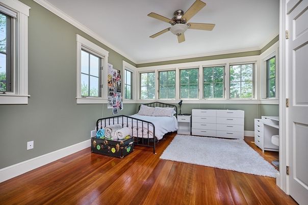 Bedroom, Interior, Wood Texture Flooring