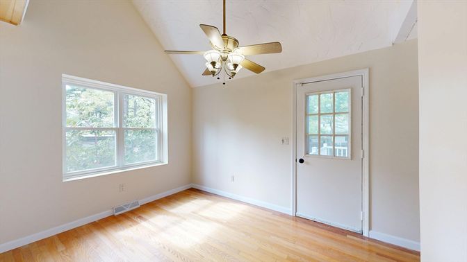 Empty room, Interior, Wood Texture Flooring