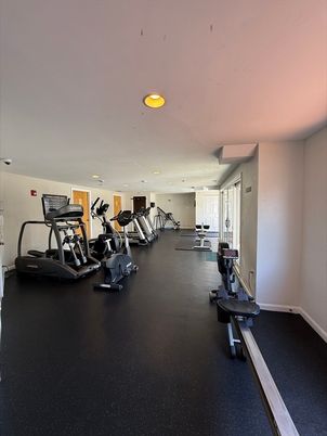 Fitness Equipment, Gym, Interior, Recessed Lighting