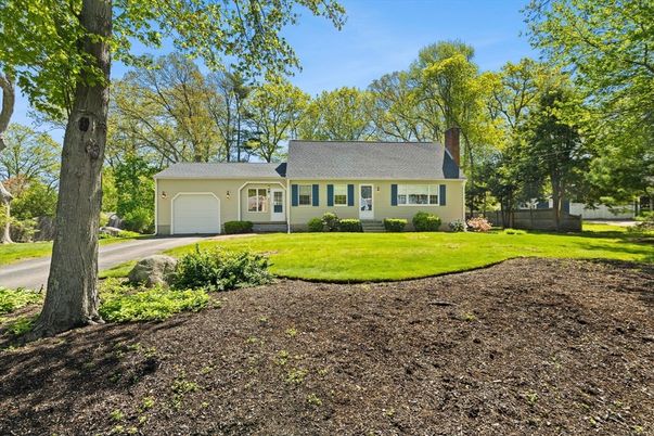 Attached, Backyard, Exterior, Facade, Cape Cod