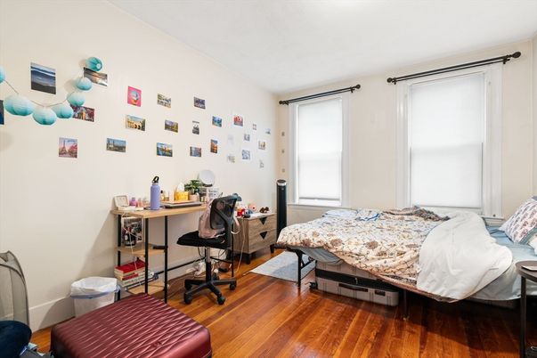 Bedroom, Home Office, Interior, Wood Texture Flooring