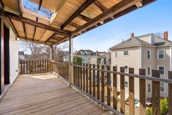 Exterior, Wood Texture Flooring