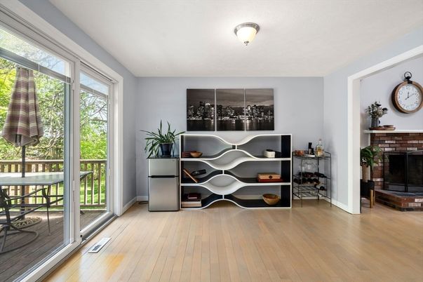 Fireplace, Interior, Wood Texture Flooring