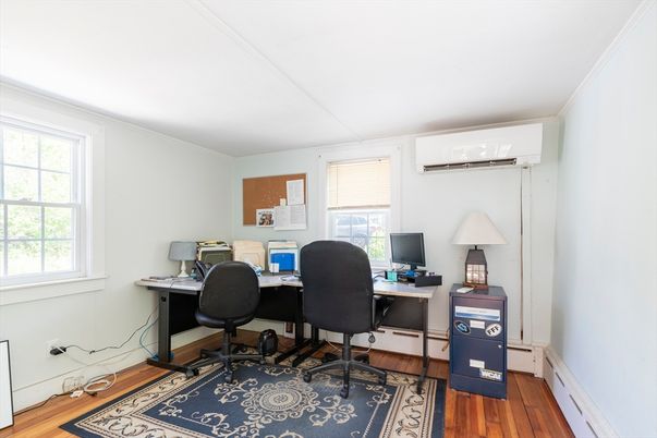 Home Office, Interior, Wood Texture Flooring