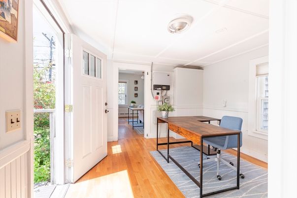 Home Office, Interior, Wood Texture Flooring