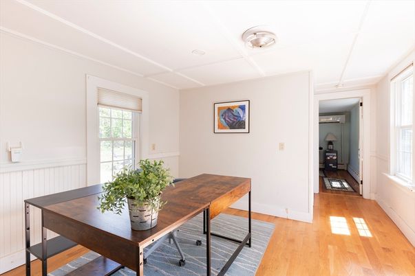 Home Office, Interior, Wood Texture Flooring