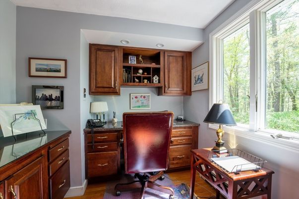 Home Office, Interior, Wood Texture Flooring