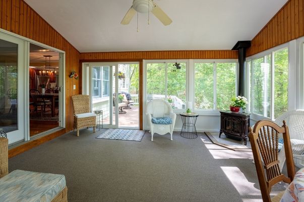 Interior, Sun Room, Wooden Walls