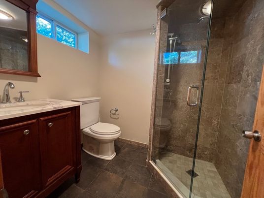Bathroom, Glass Shower, Interior