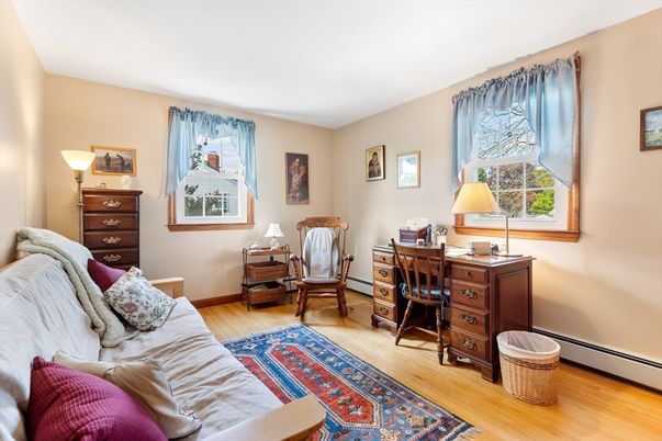 Home Office, Interior, Wood Texture Flooring