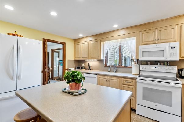 Interior, Kitchen, Recessed Lighting, Stainless Steel Appliances