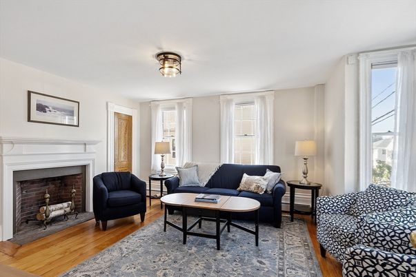 Fireplace, Interior, Living room, Wood Texture Flooring