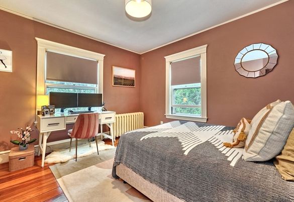 Bedroom, Home Office, Interior, Wood Texture Flooring