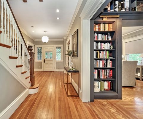 Interior, Pendant Lights, Recessed Lighting, Wood Texture Flooring