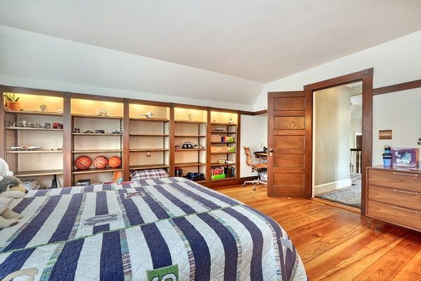 Bedroom, Home Office, Interior, Wood Texture Flooring