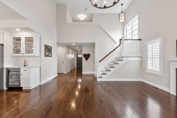 Interior, Pendant Lights, Recessed Lighting, Wood Texture Flooring