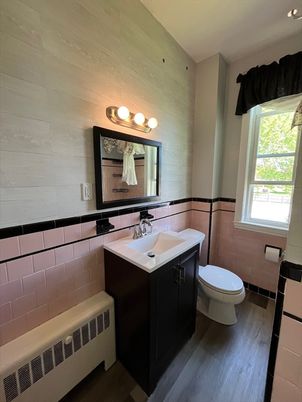 Bathroom, Interior, Wood Texture Flooring