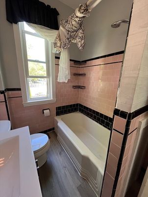 Bathroom, Interior, Wood Texture Flooring