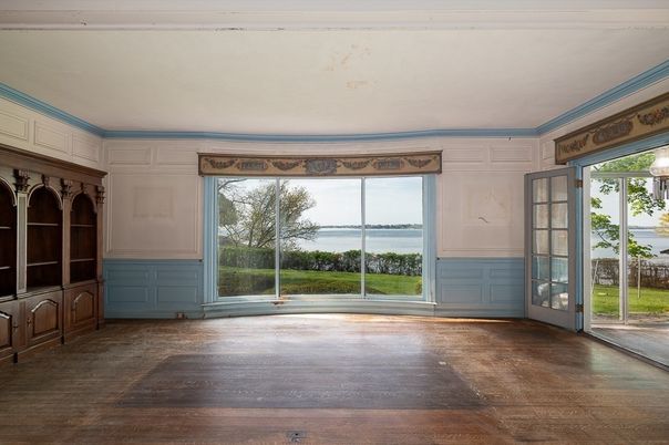 Empty room, Interior, Water, Wood Texture Flooring
