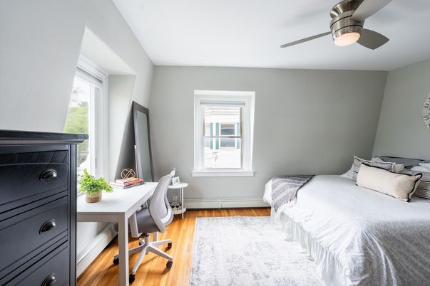 Bedroom, Home Office, Interior, Wood Texture Flooring