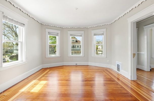 Empty room, Interior, Wood Texture Flooring