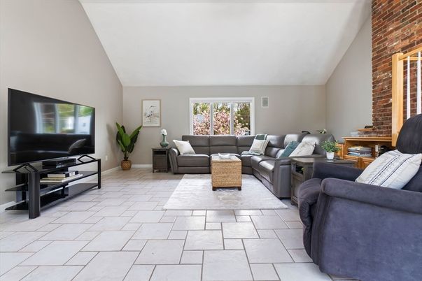 Interior, Living room, Stone Walls