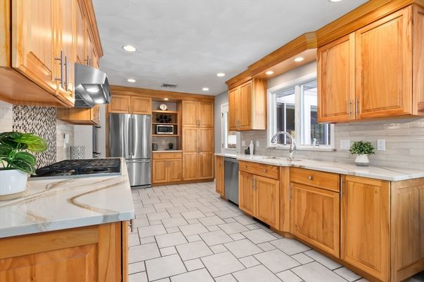 Interior, Kitchen, Recessed Lighting, Stainless Steel Appliances
