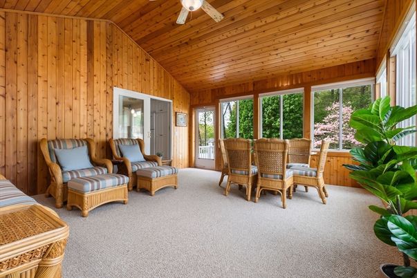 Dining room, Interior, Wooden Ceilings, Wooden Walls