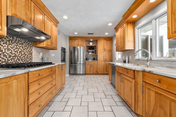 Interior, Kitchen, Recessed Lighting, Stainless Steel Appliances