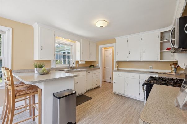 Interior, Kitchen, Wood Texture Flooring