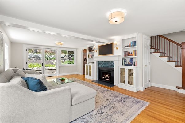 Fireplace, Interior, Living room, Wood Texture Flooring