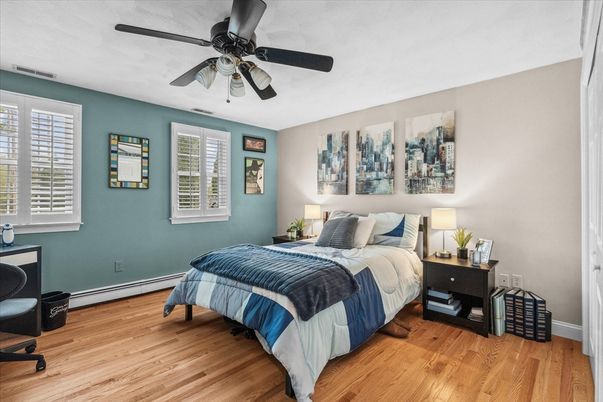 Bedroom, Interior, Wood Texture Flooring
