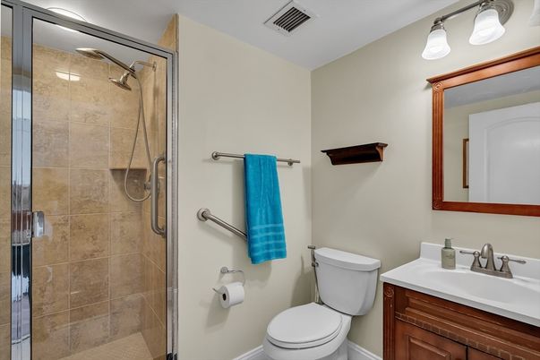 Bathroom, Glass Shower, Interior