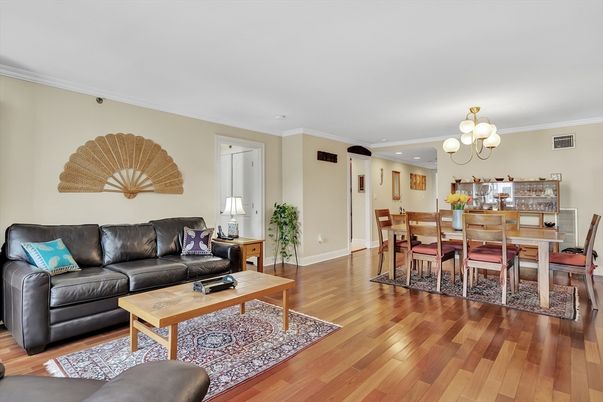 Chandelier, Dining room, Interior, Living room, Recessed Lighting, Wood Texture Flooring