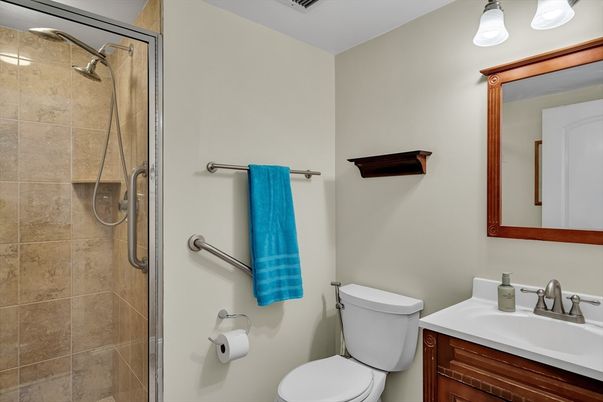 Bathroom, Glass Shower, Interior