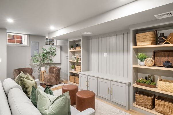 Interior, Living room, Recessed Lighting