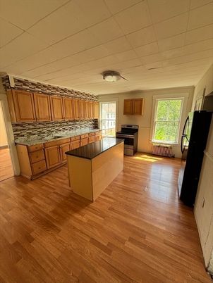 Interior, Kitchen, Wood Texture Flooring