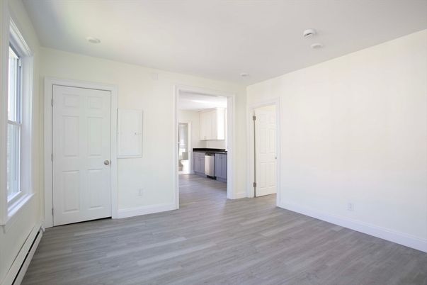 Empty room, Interior, Kitchen, Wood Texture Flooring