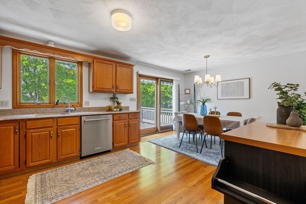 Chandelier, Dining room, Interior, Kitchen, Wood Texture Flooring