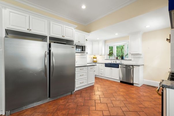 Interior, Kitchen, Recessed Lighting, Stainless Steel Appliances