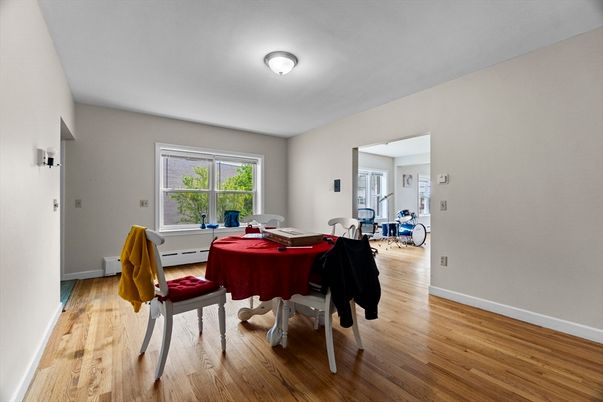 Dining room, Interior, Wood Texture Flooring