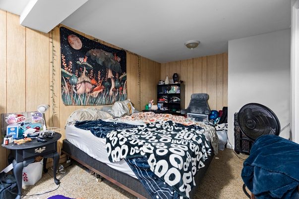 Bedroom, Interior, Wooden Walls